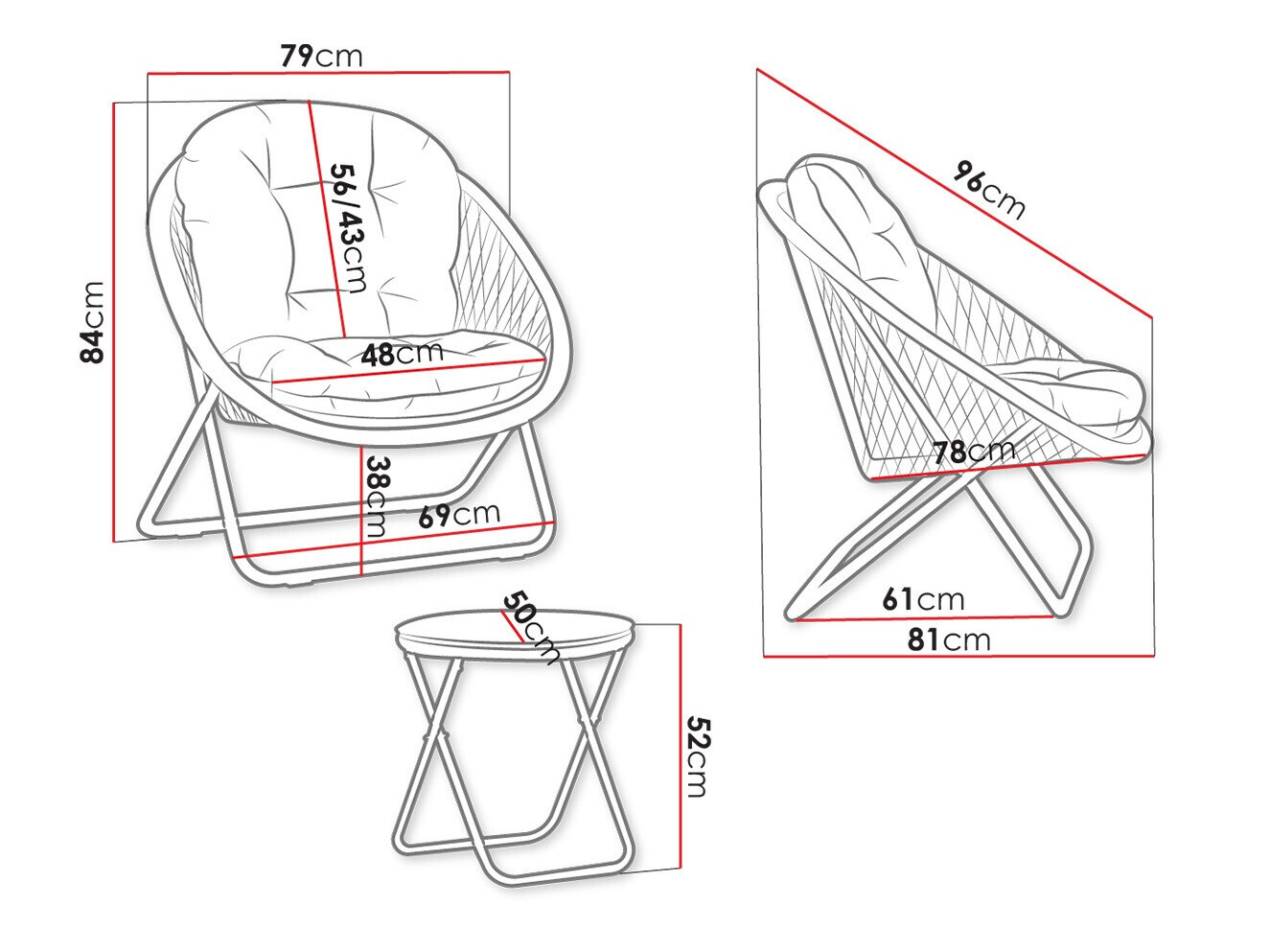 Conjunto para varanda Comfivo 349