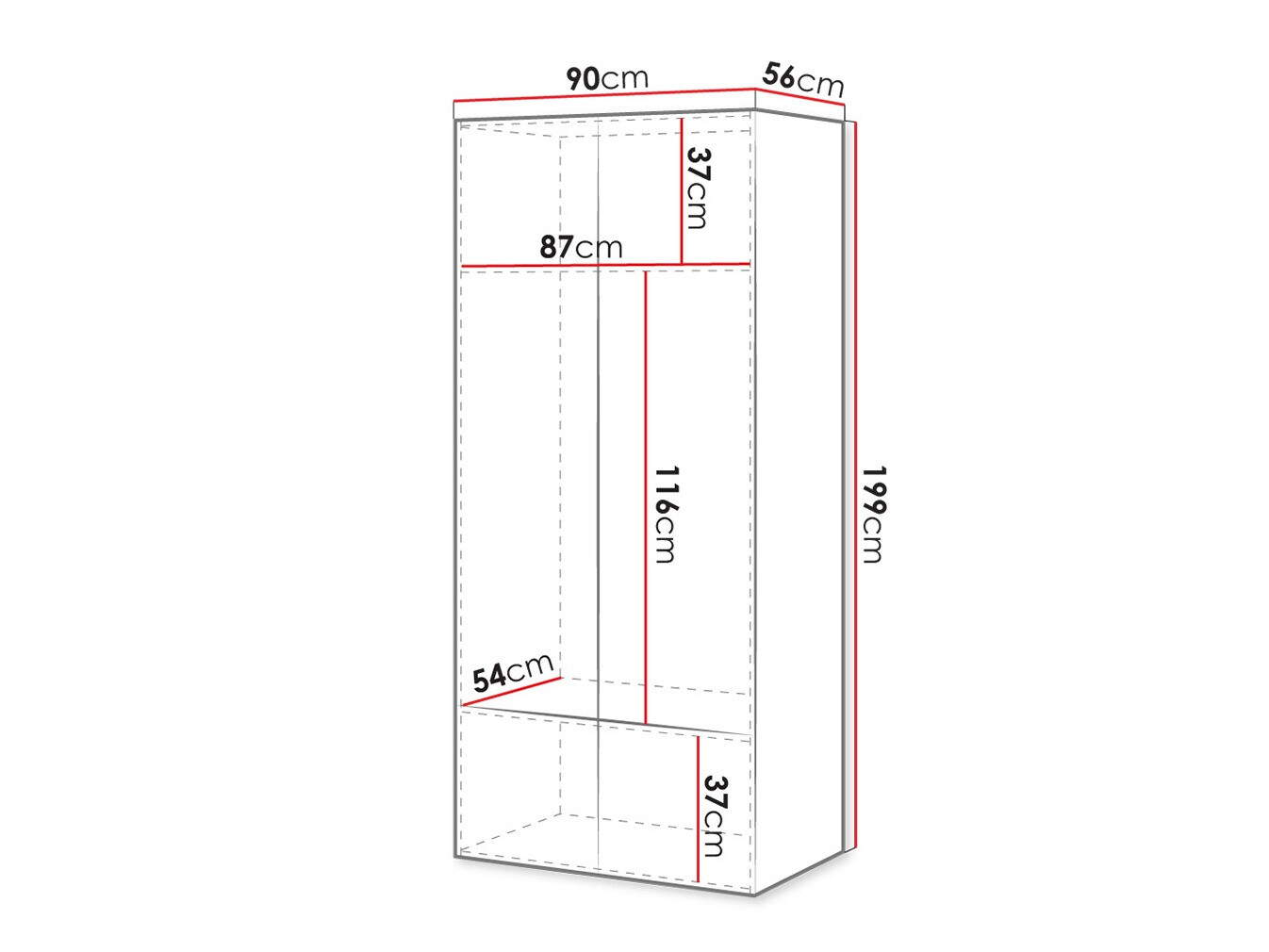 Roupeiro Dicto (Branco)