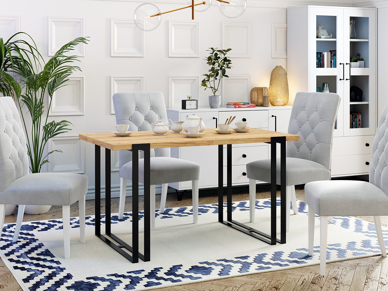 Mesa Comfivo Sors (Castanho + Preto)
