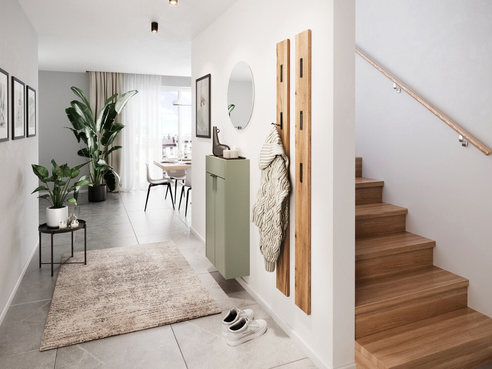 Sapateira Cirsale 101 (Verde empoeirado + Navarra carvalho)