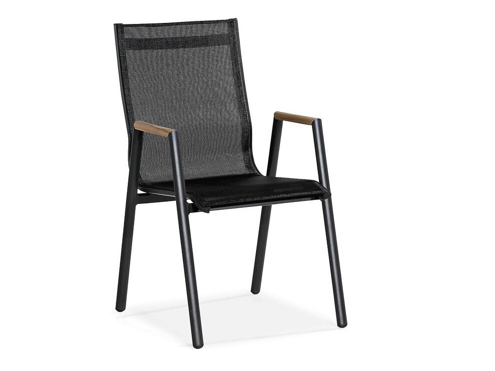 Conjunto de mesa e cadeiras Comfort Garden 1585 (Preto)
