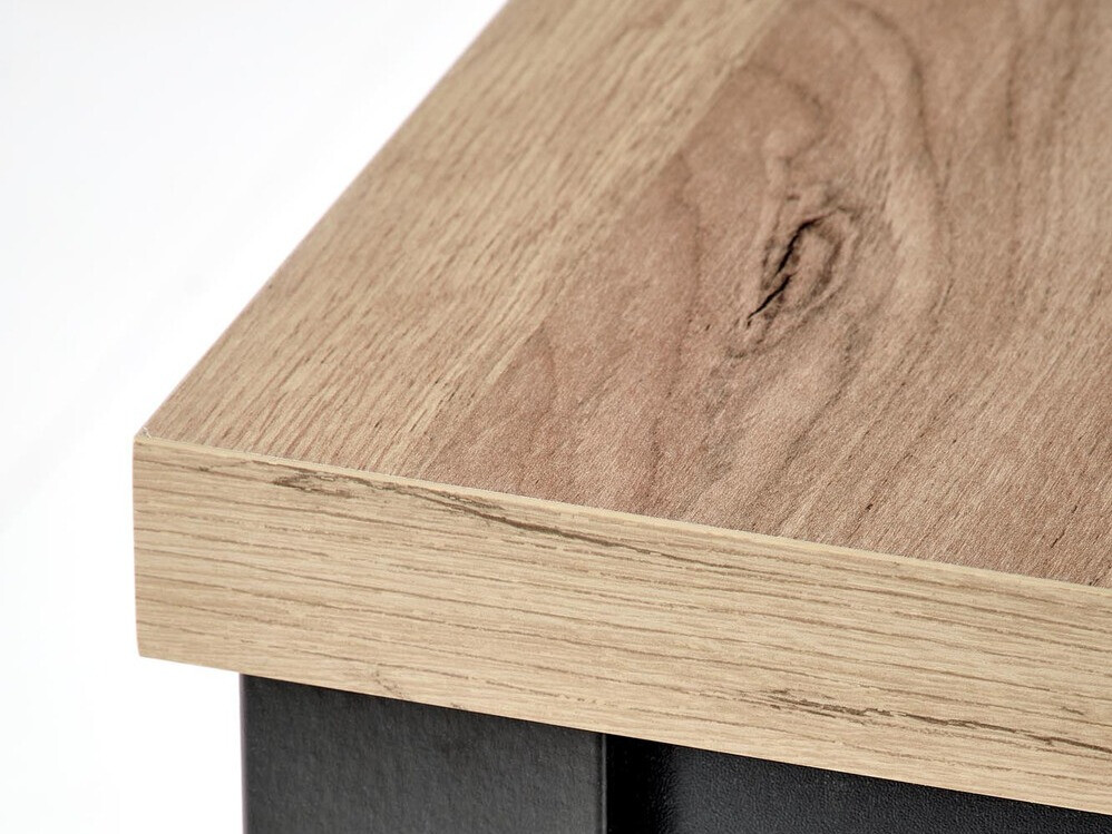 Mesa Houston 1562 (Preto + Carvalho Craft)