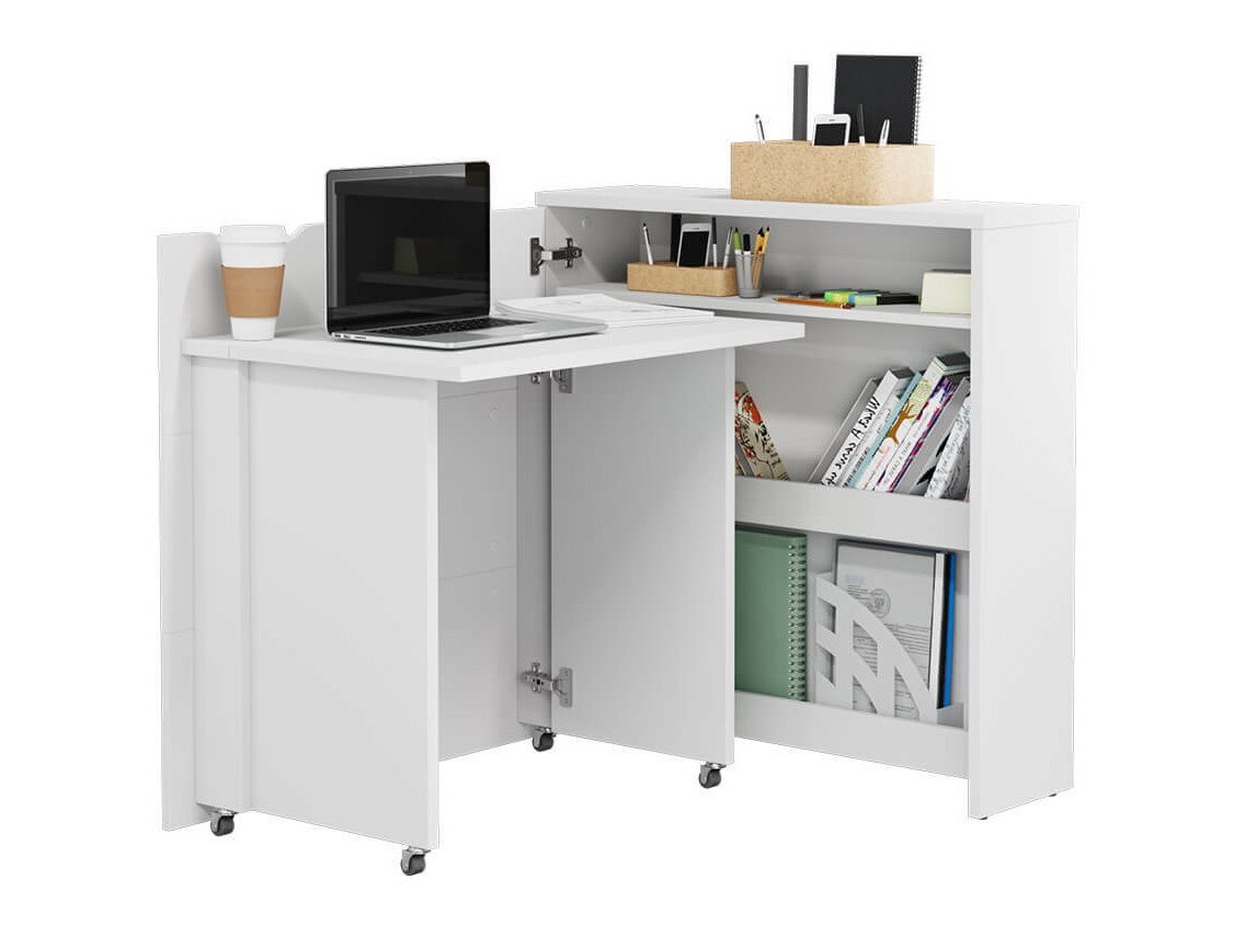 Mesa de escritório para cantos Concept Pro Lenart II (Branco)