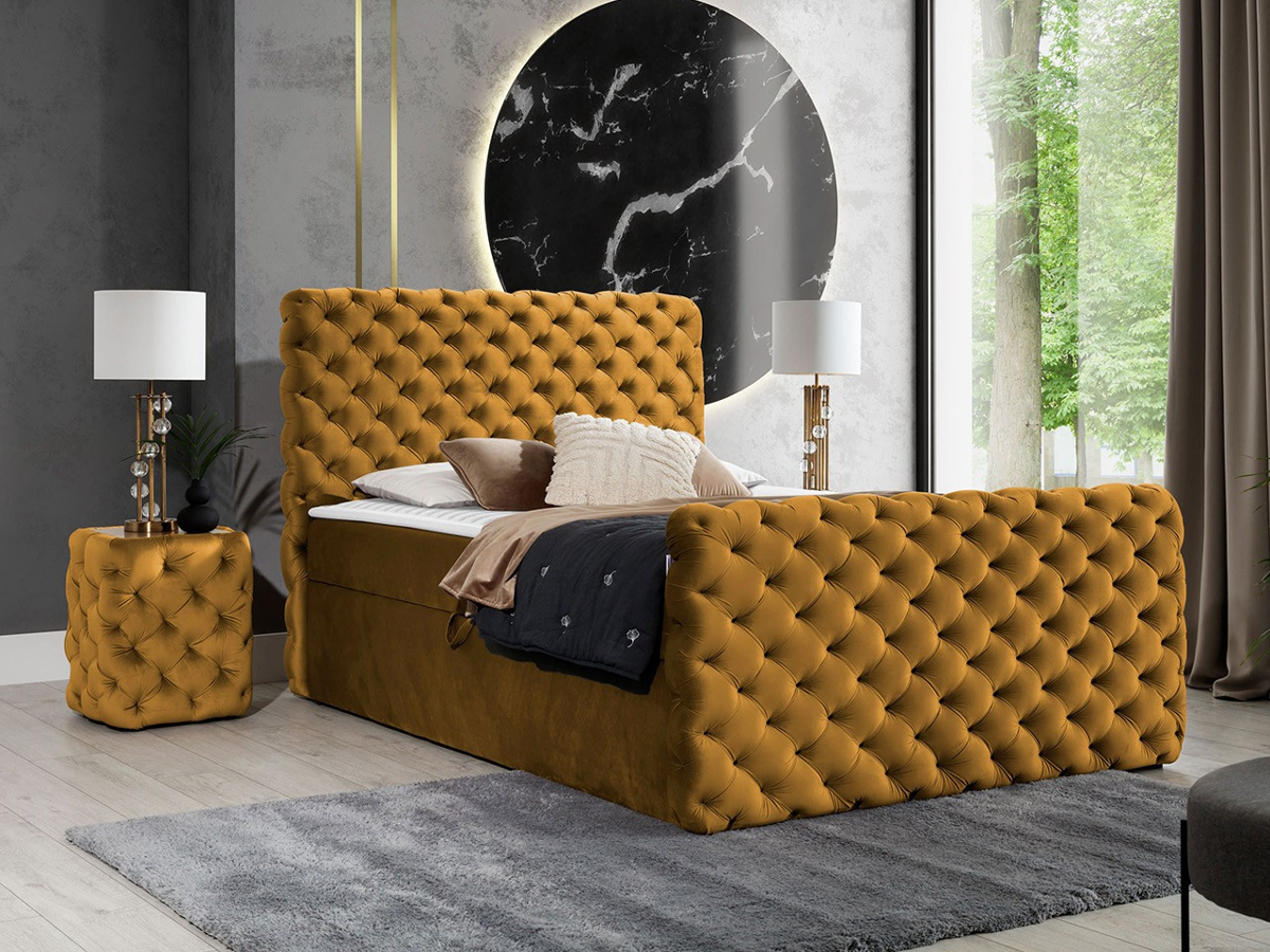 Cama continental Baltimore 186 (Velluto 8)