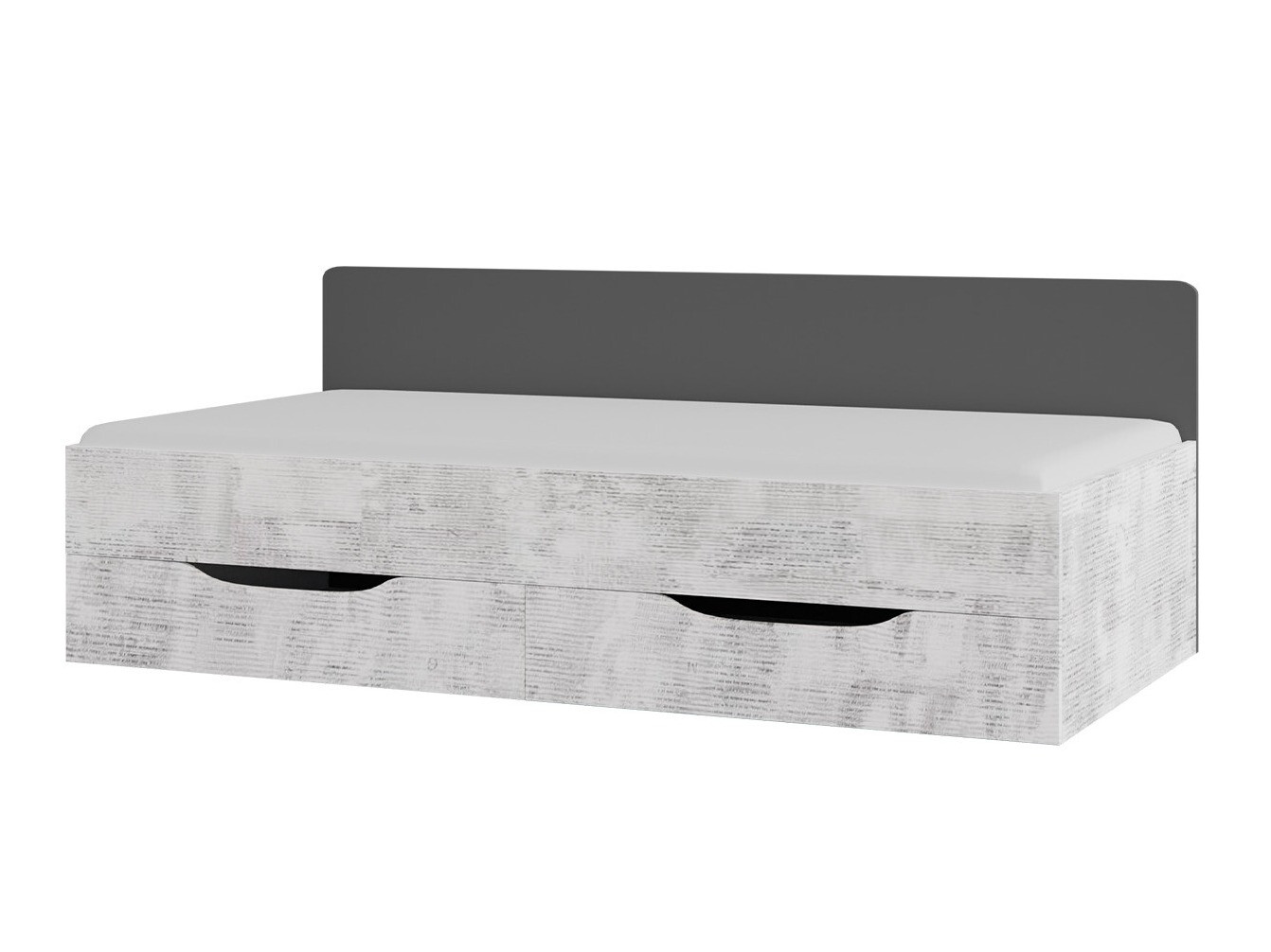 Cama Omaha F123 (Grafite + Cinzento)