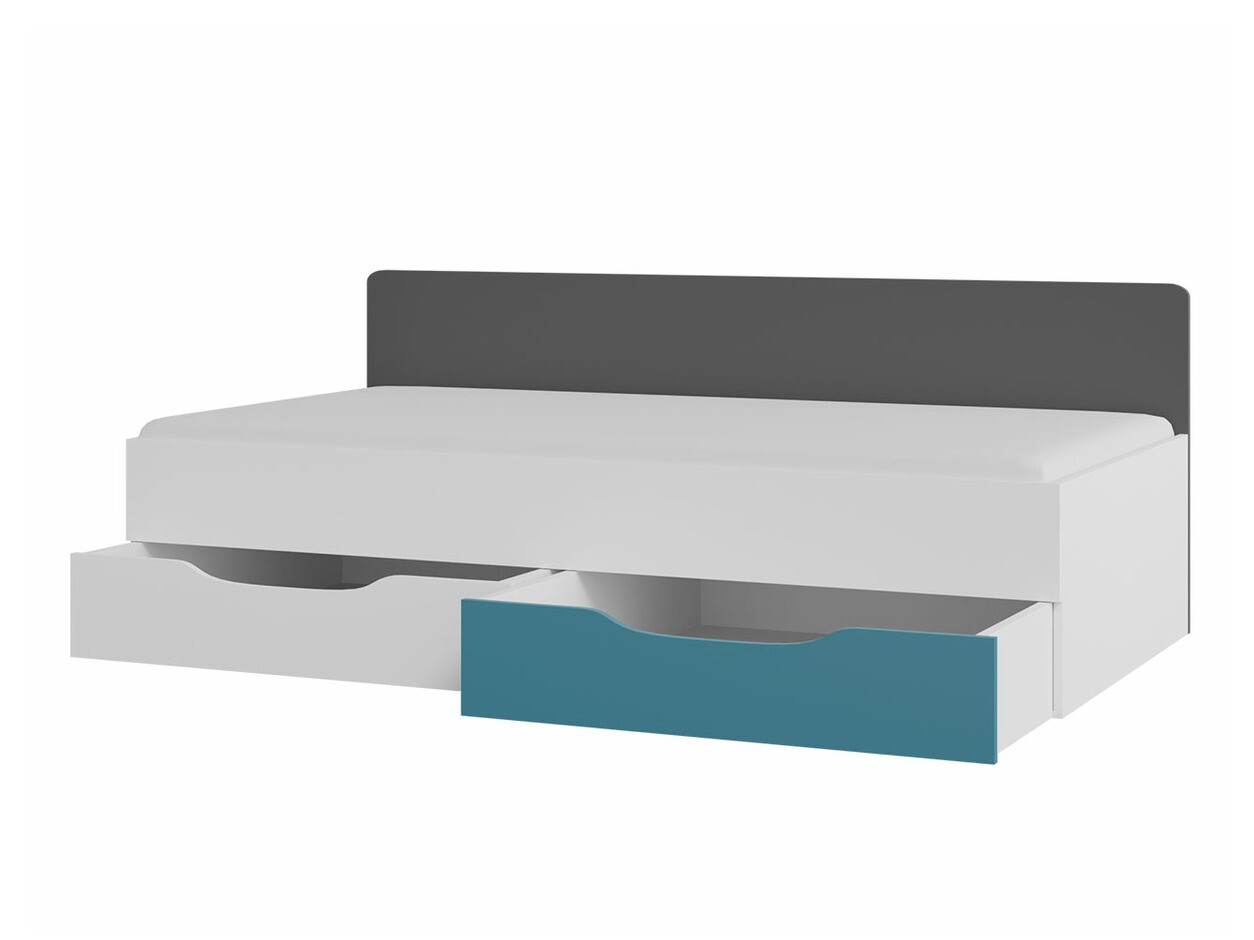 Cama Omaha F123 (Grafite + Cinzento)