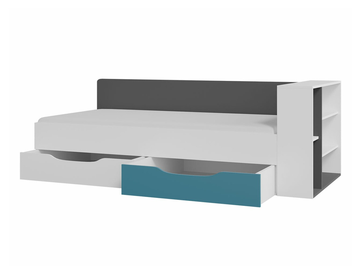 Cama Omaha F124 (Grafite + Cinzento)