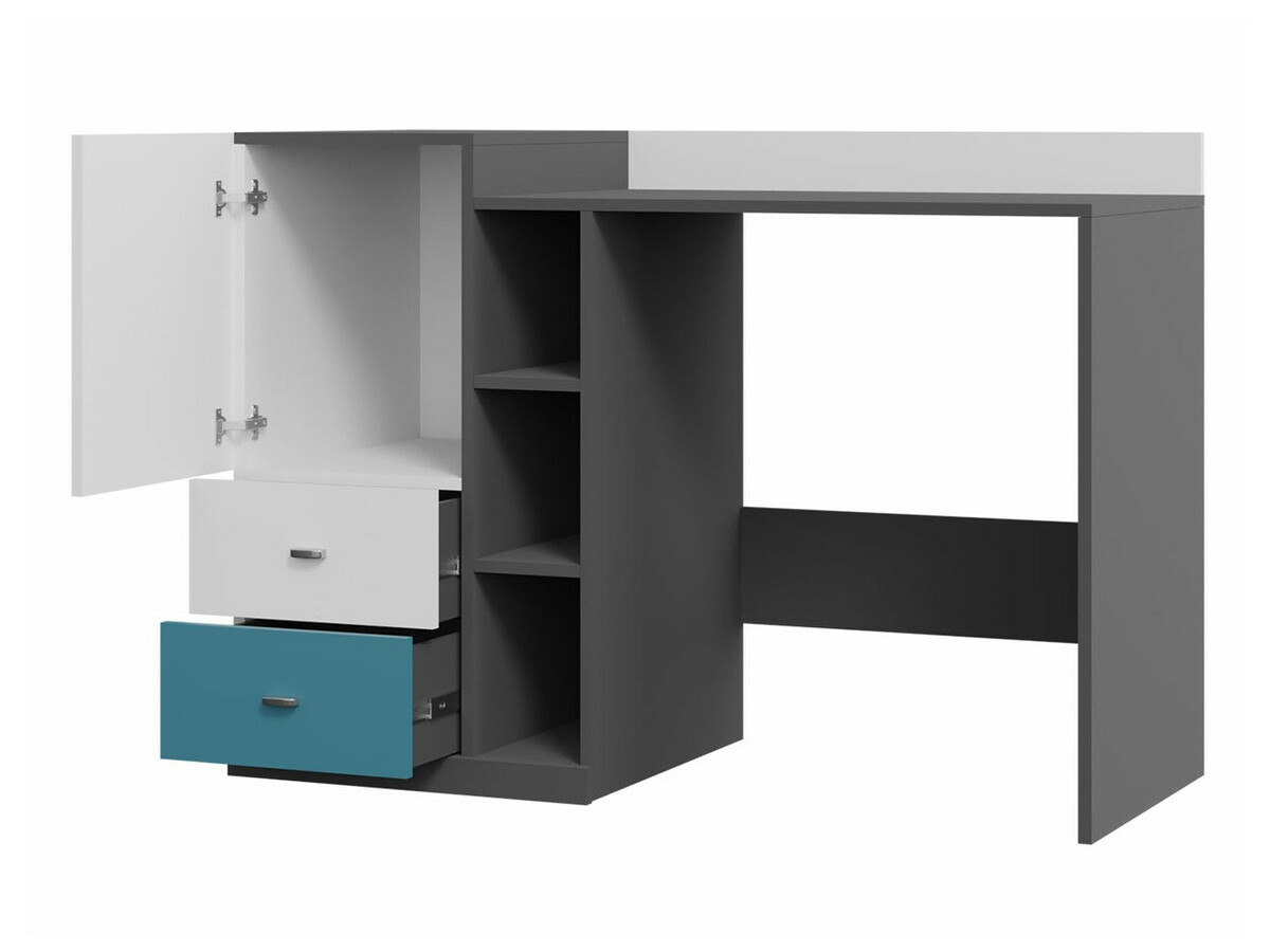 Conjuntos para quartos de criança Omaha F128 (Grafite + Cinzento)