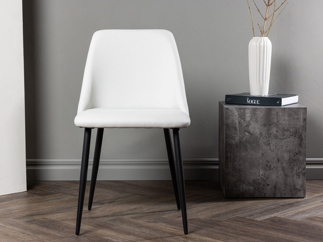 Cadeira Dallas 3886 (Branco + Preto)