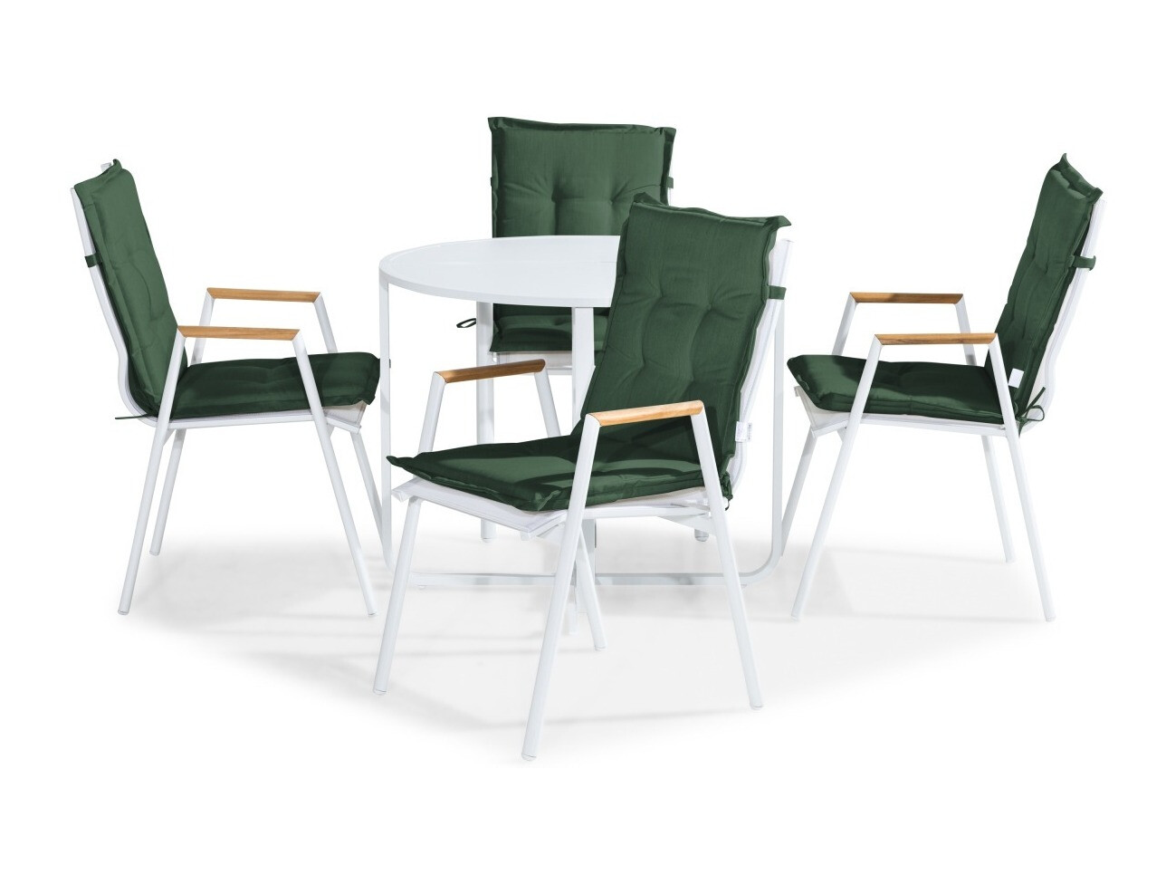 Conjunto de mesa e cadeiras Riverside 510 (Verde)