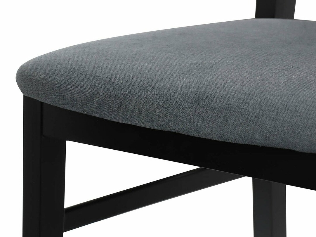 Cadeira Boston 442 (Cinzento escuro + Preto)