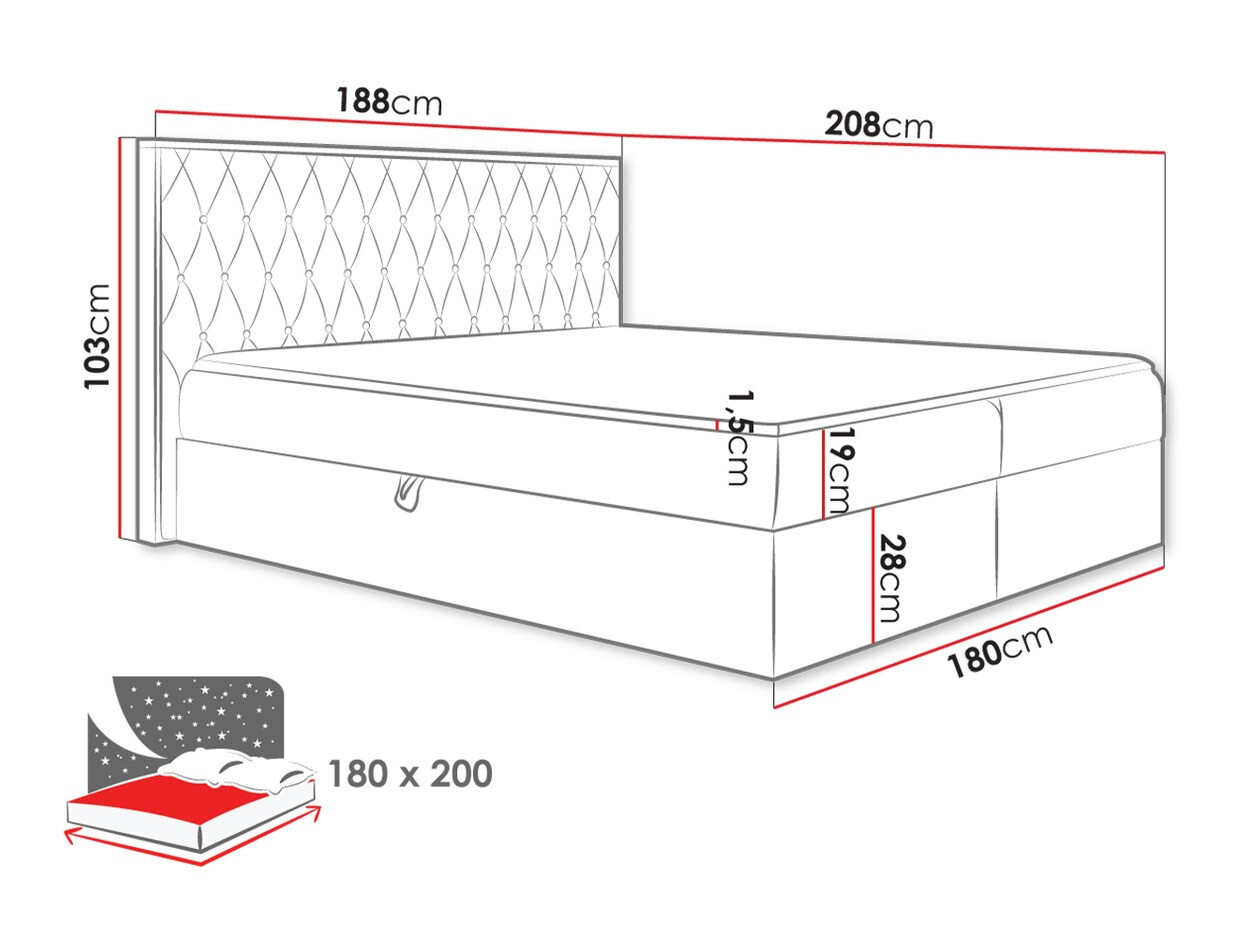 Cama continental Navis II (Twist 23)
