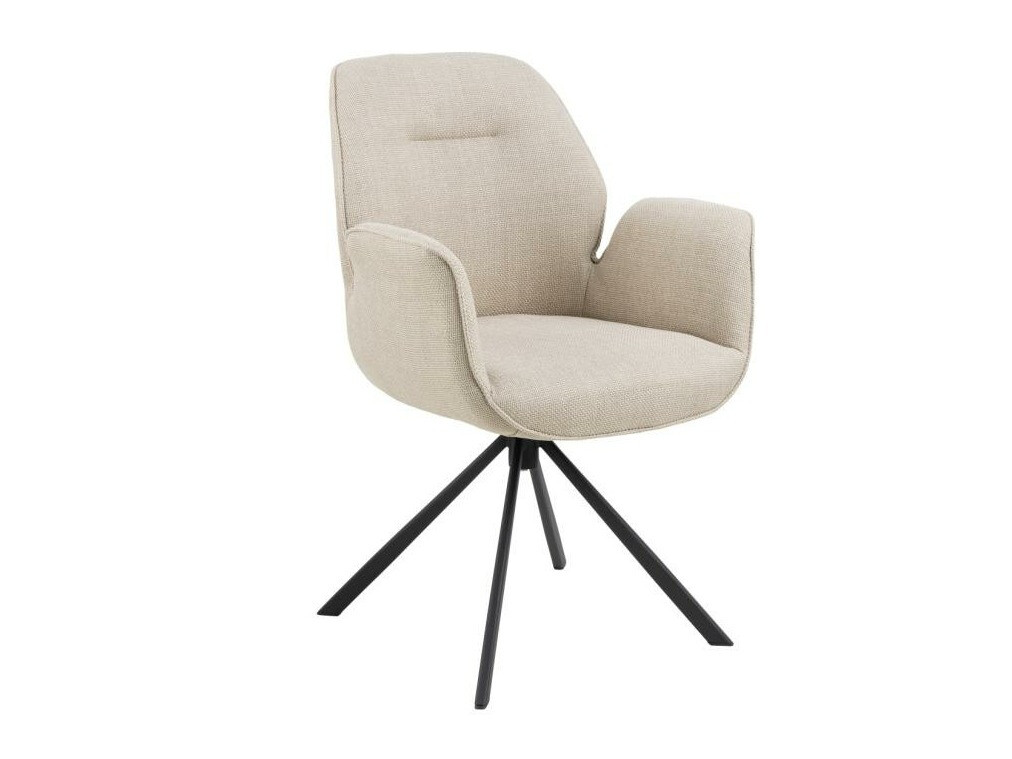 Cadeira Norsica 392 (Bege + Preto)