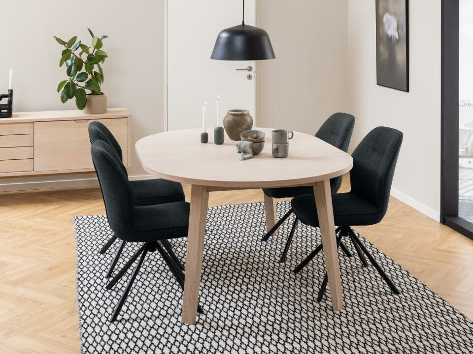 Cadeira Norsica 679 (Cinzento escuro + Preto)