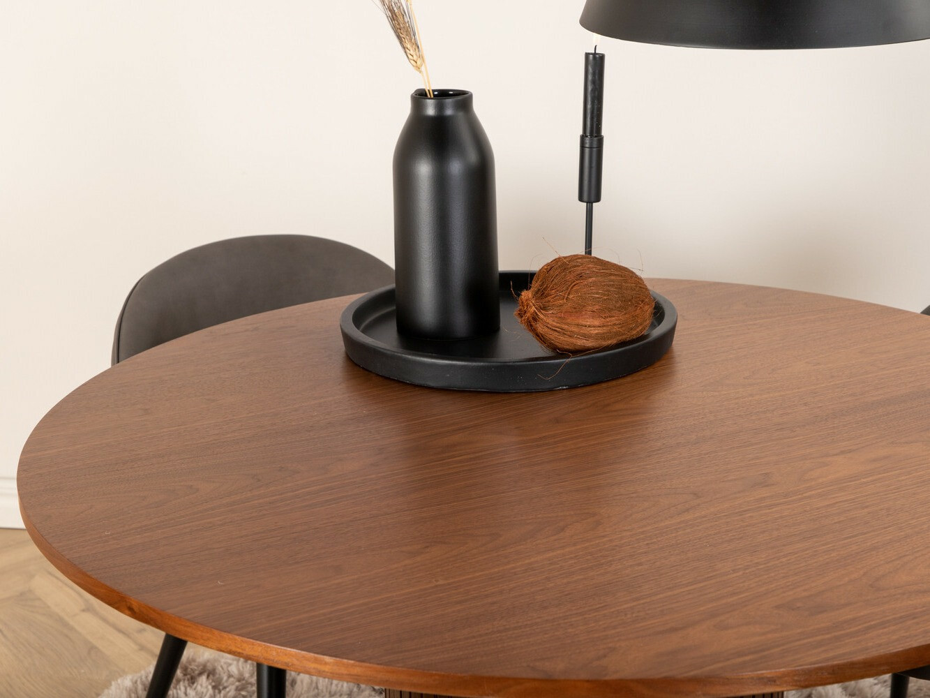 Conjunto para refeições Dallas 3071 (Cinzento + Preto)