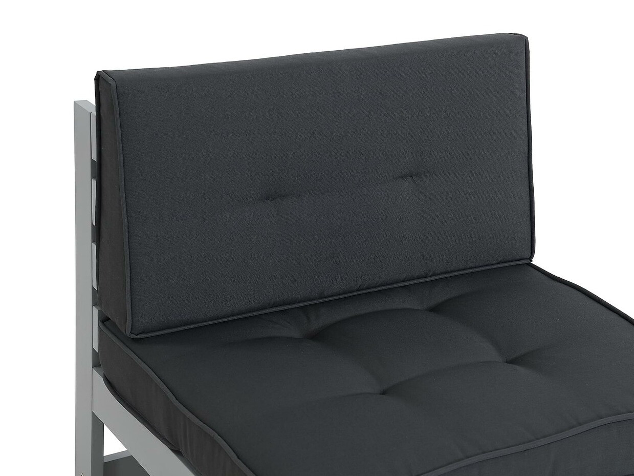 Poltrona para o exterior Riverton 758 (Preto + Cinzento)