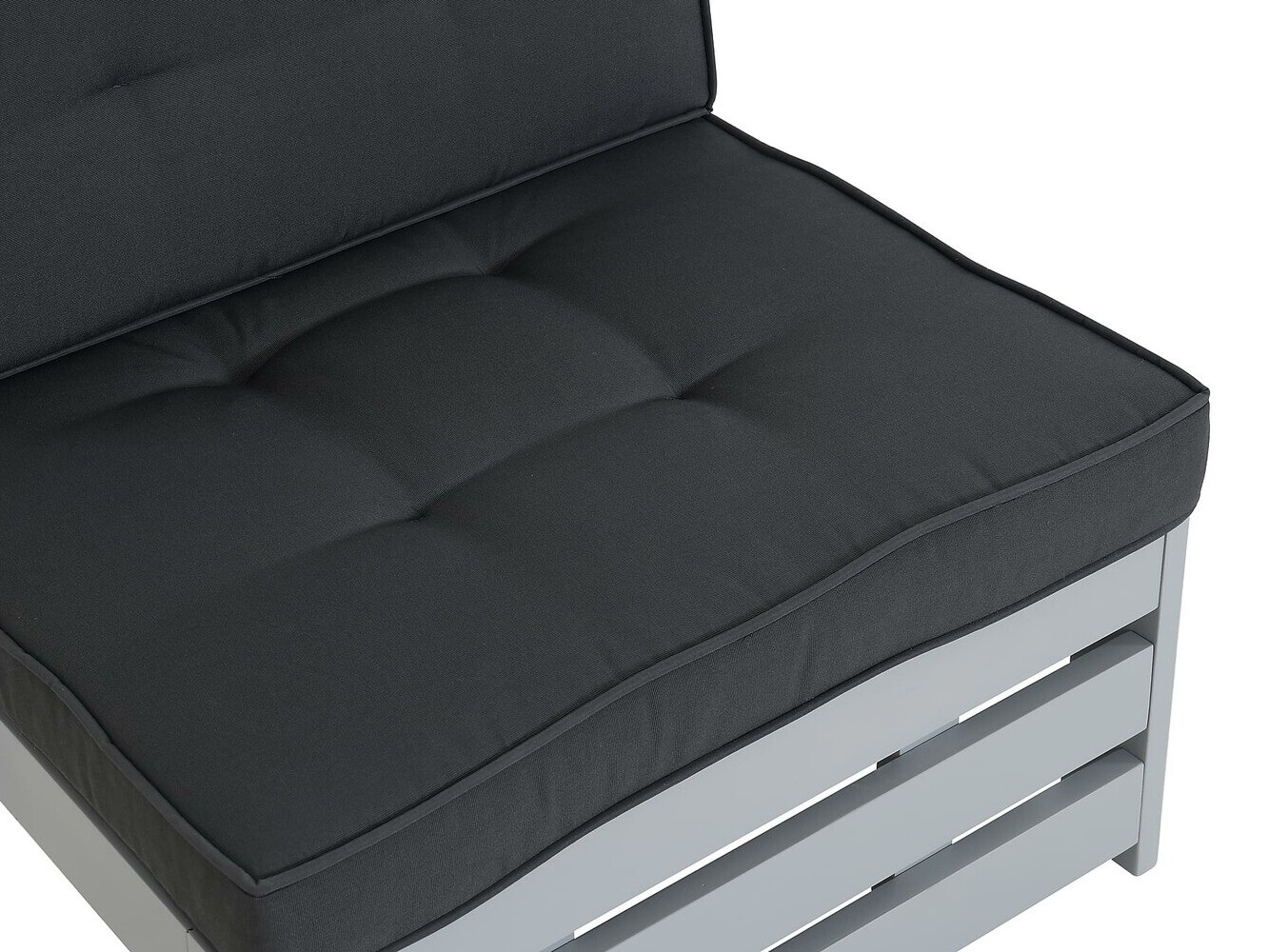 Poltrona para o exterior Riverton 758 (Preto + Cinzento)