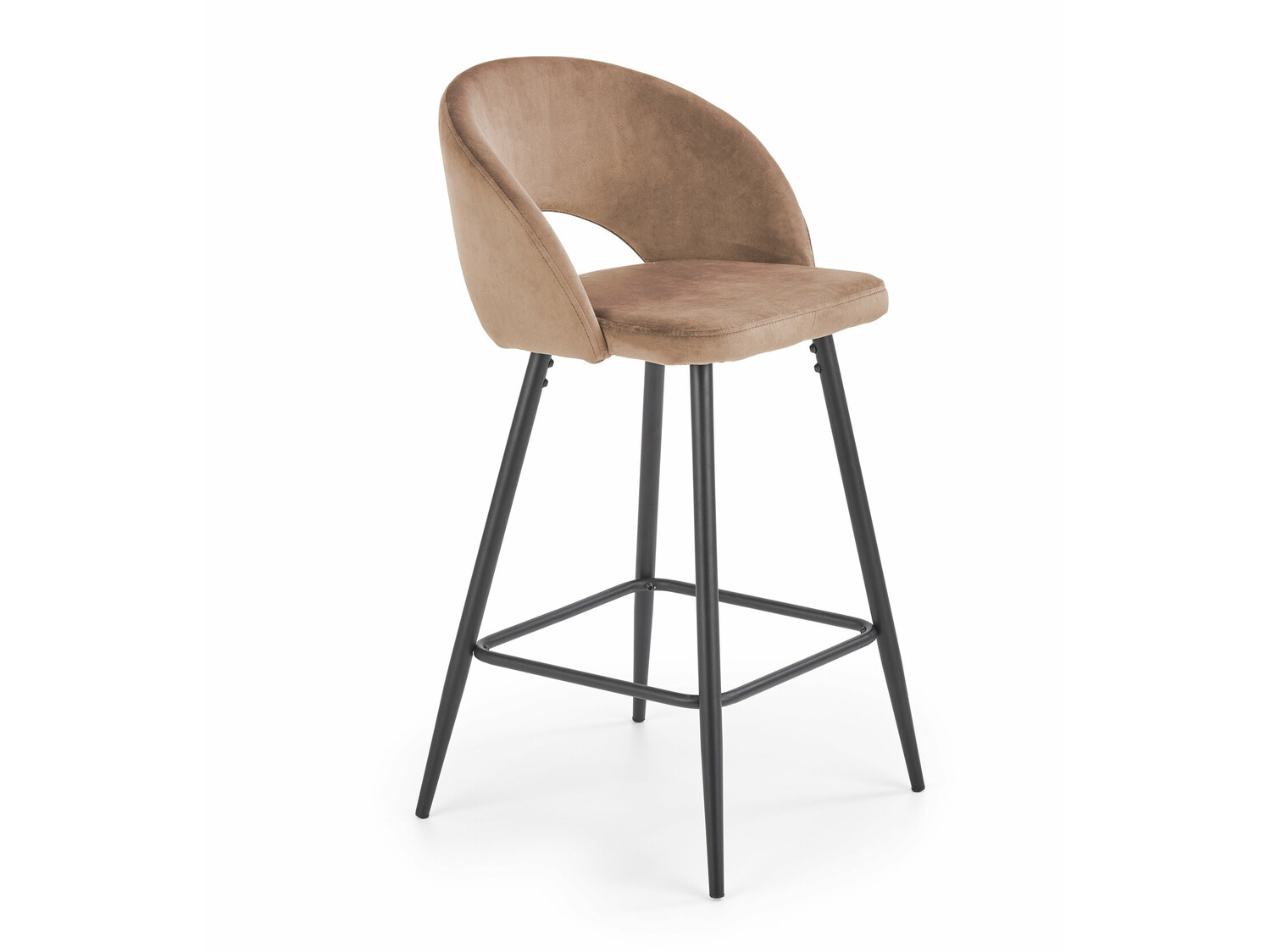 Banco de bar Houston 881 (Bege + Preto)