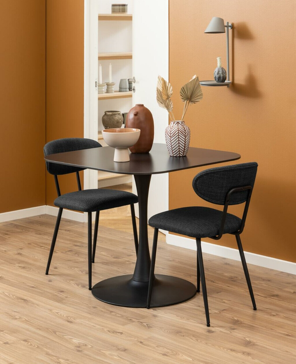 Mesa Norsica 690 (Preto + Mármore preto)