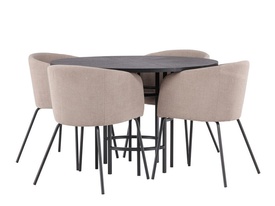 Conjunto para refeições Dallas 3972 (Preto)