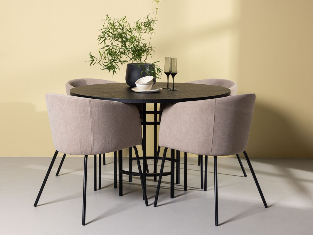 Conjunto para refeições Dallas 3972 (Preto)