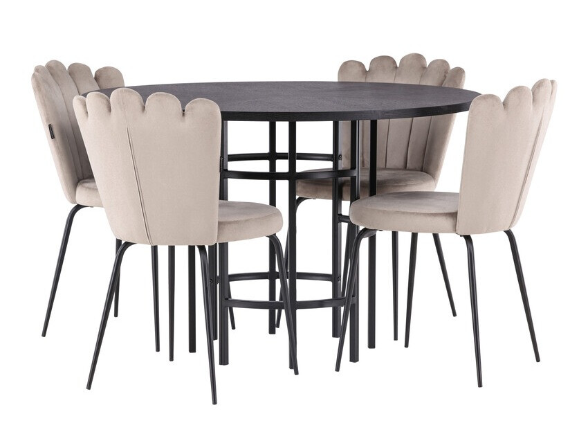 Conjunto para refeições Dallas 3973 (Preto)