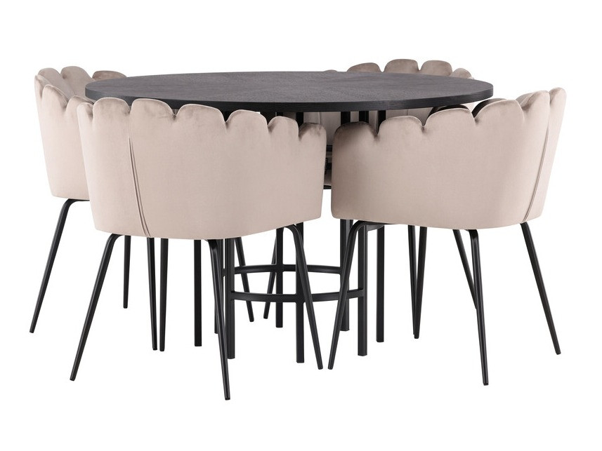 Conjunto para refeições Dallas 3974 (Preto)