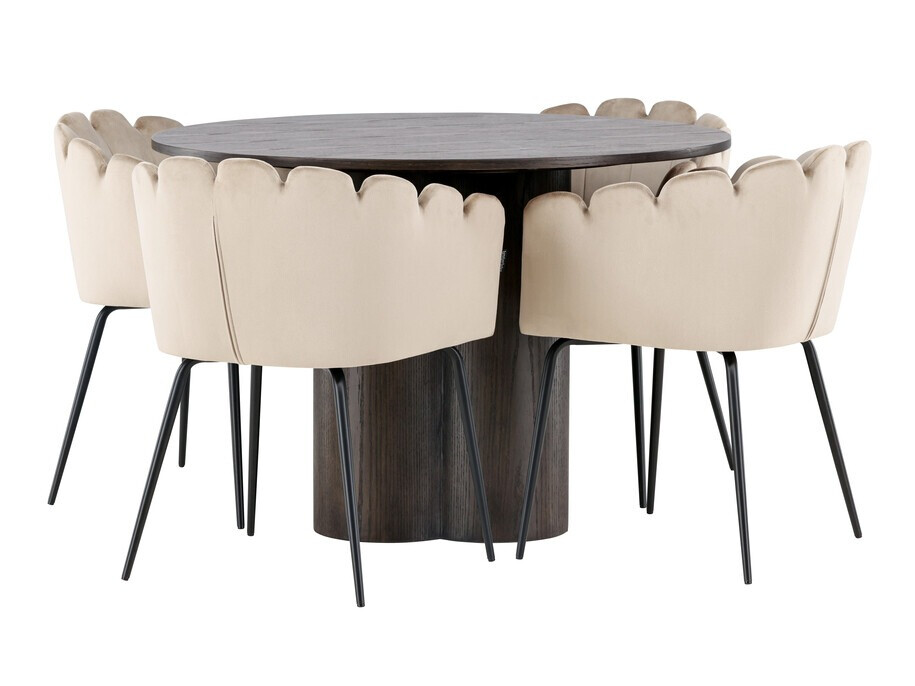 Conjunto para refeições Dallas 3984 (Castanho)