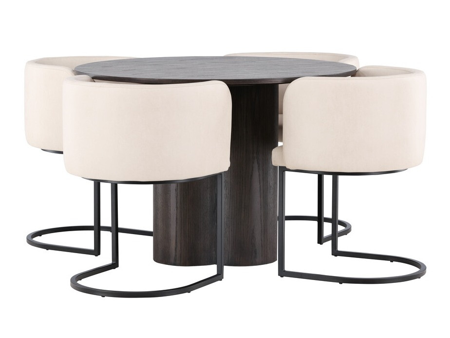 Conjunto para refeições Dallas 3986 (Castanho)