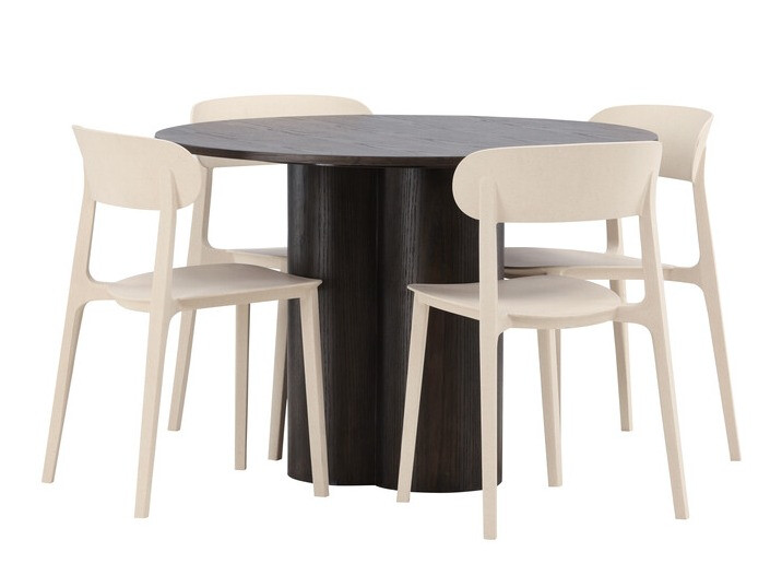 Conjunto para refeições Dallas 3987 (Castanho)