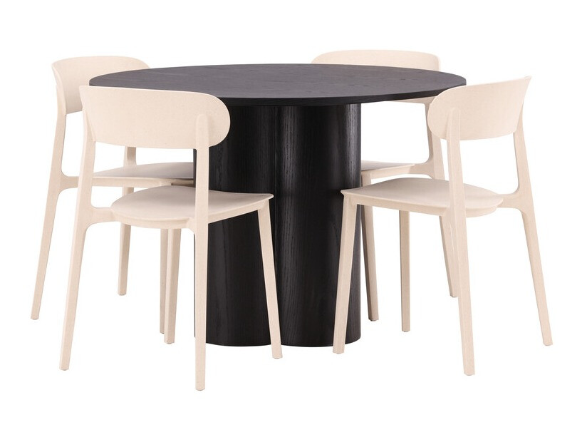 Conjunto para refeições Dallas 3987 (Preto)