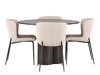 Conjunto para refeições Dallas 3989 (Bege + Preto)