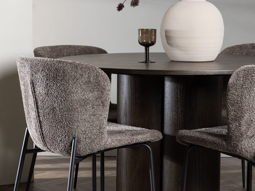 Conjunto para refeições Dallas 3989 (Castanho + Preto)