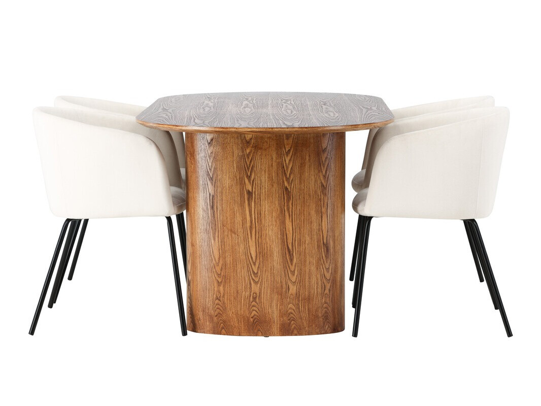 Conjunto para refeições Dallas 3992 (Castanho)