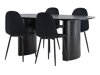 Conjunto para refeições Dallas 3998 (Preto)