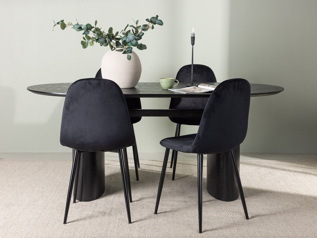 Conjunto para refeições Dallas 3998 (Preto)