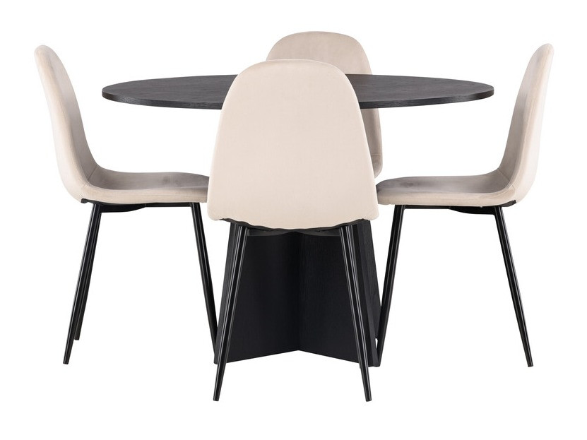 Conjunto para refeições Dallas 4008 (Bege + Preto)