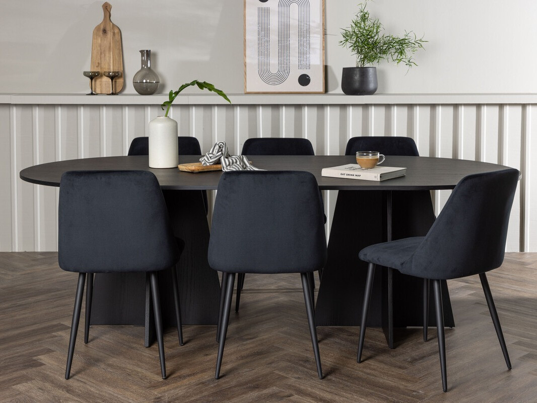 Conjunto para refeições Dallas 4020 (Preto)