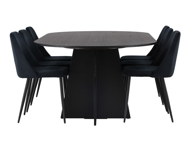 Conjunto para refeições Dallas 4020 (Preto)