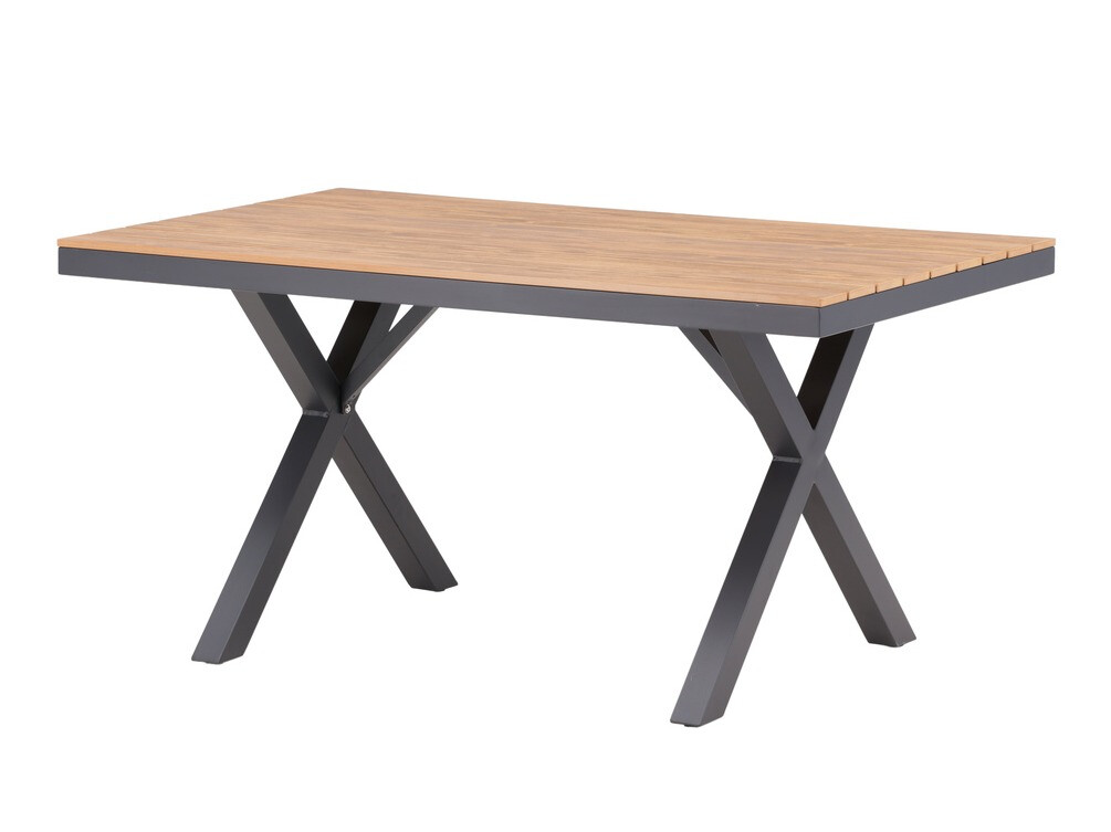 Conjunto de mesa e cadeiras Dallas 4034 (Preto + Cinzento)