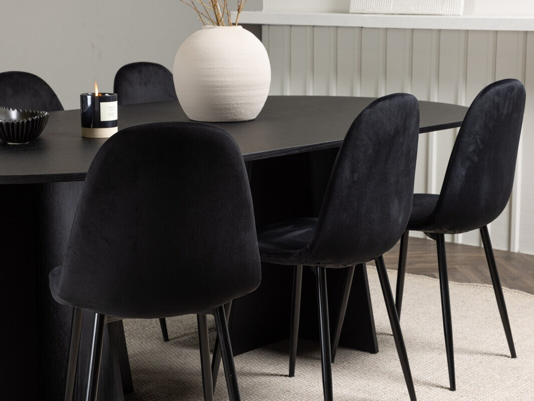 Conjunto para refeições Dallas 4032 (Preto)