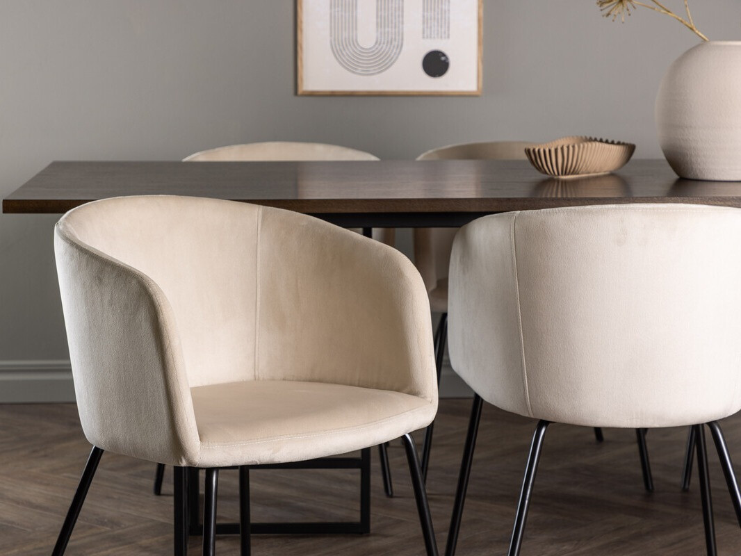 Conjunto para refeições Dallas 4041 (Castanho + Preto)