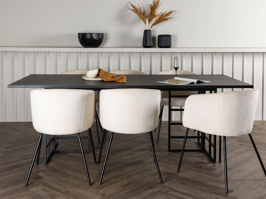 Conjunto para refeições Dallas 4041 (Preto)