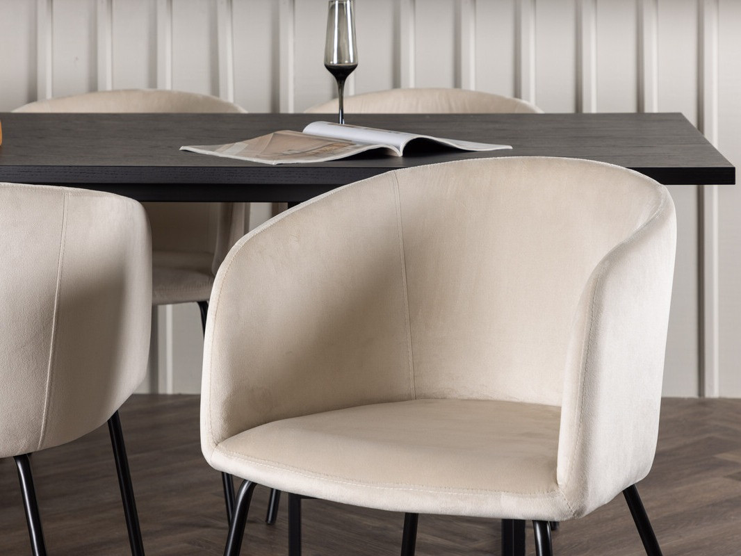 Conjunto para refeições Dallas 4041 (Preto)