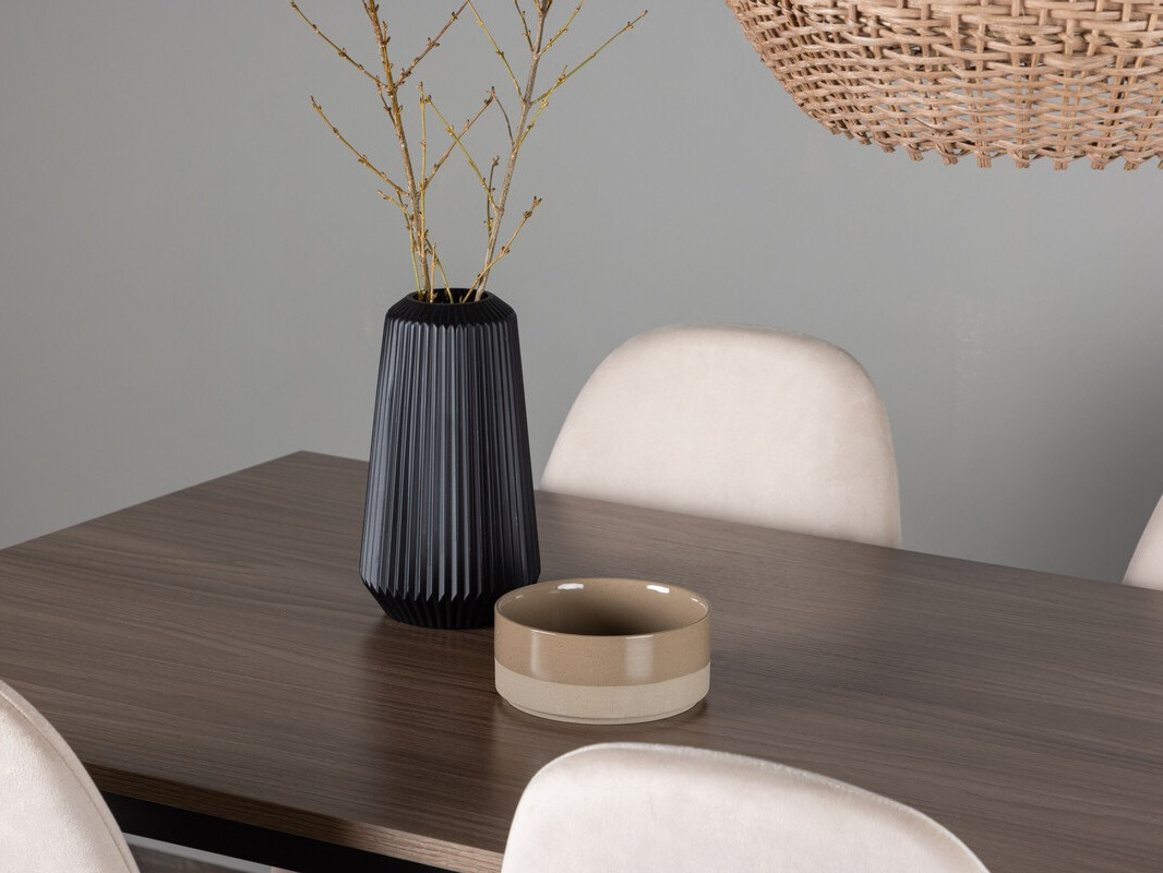 Conjunto para refeições Dallas 4046 (Bege + Preto)