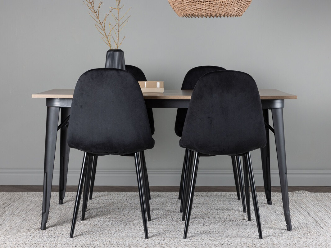 Conjunto para refeições Dallas 4046 (Preto)