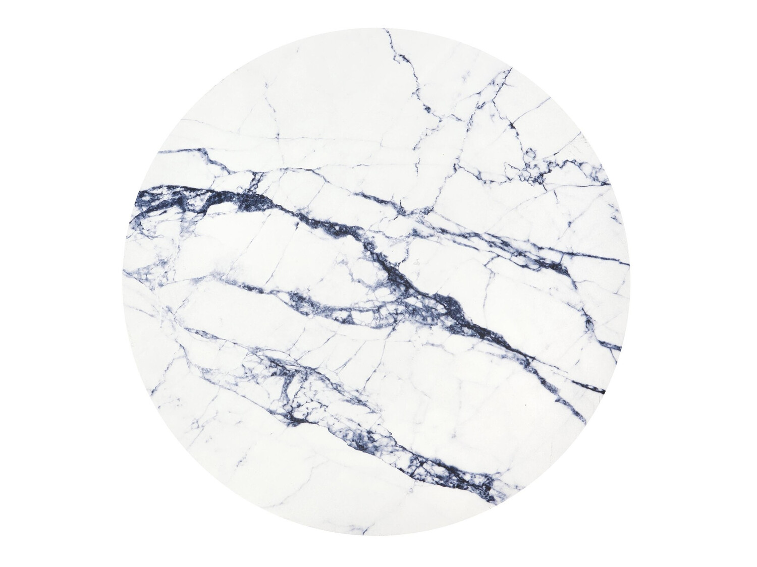 Mesa para revistas Houston 1454 (Dourado + Marmore branco)