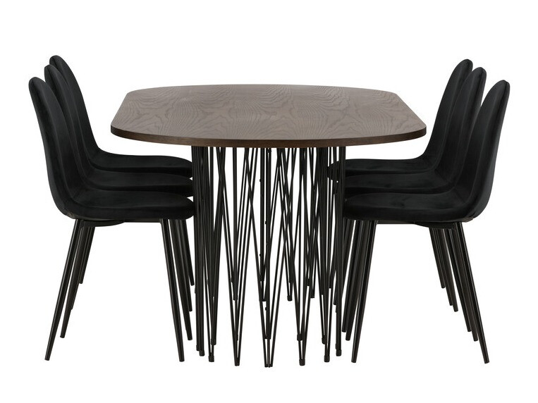 Conjunto para refeições Dallas 4062 (Preto)