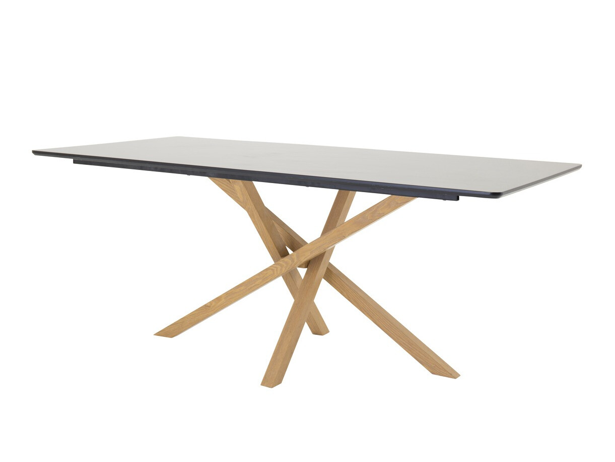 Conjunto para refeições Dallas 4070 (Preto + Carvalho)