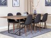 Conjunto para refeições Dallas 4076 (Preto + Noz)
